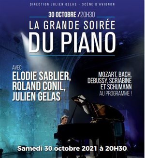 Affiche de La grande soirée du piano !
