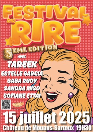 Affiche de Festival du rire de Mouans-Sartoux