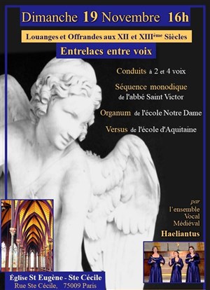 Affiche de Chant Grégorien pour voix de femmes a cappella