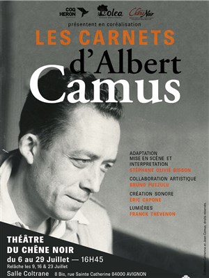 Affiche de Les Carnets d'Albert Camus