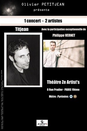 Affiche de Titjean et Philippe Vernet | récital
