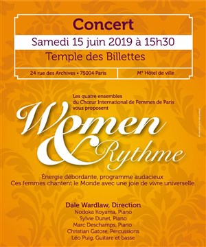 Affiche de Women & Rythme 2019