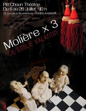 Affiche de Molière x 3