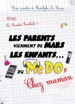Affiche de Les parents viennent de Mars, les enfants du Mc do ! Chez maman