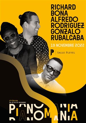 Affiche de Richard Bona / Alfredo Rodriguez Trio / Gonzalo Rubalcaba