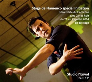 Affiche de Stage d'initiation au Flamenco avec Carlos Ruiz