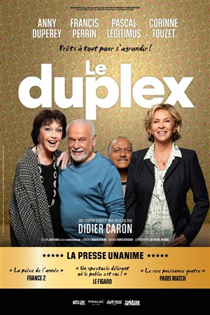Affiche de Le duplex | avec Corinne Touzet, Anny Duperey et Pascal Legitimus