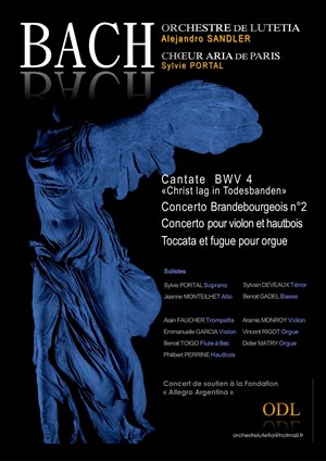 Affiche de Concert Bach