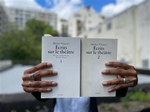 Affiche de Lecture d'extraits choisis de Écrits sur le théâtre | dans le cadre du Festival Michel Vinaver, il va sans dire