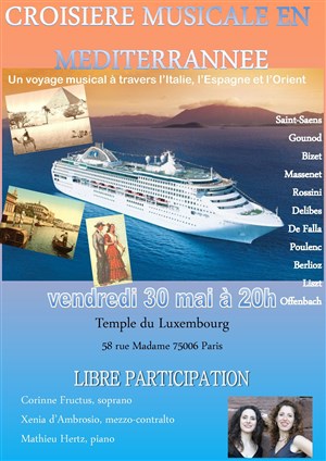 Affiche de Croisière musicale en Méditerrannée