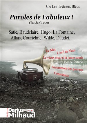 Affiche de Paroles de Fabuleux !