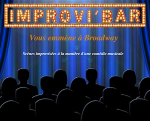 Affiche de Improvi'bar - Scènes improvisées à la façon d'un Broadway