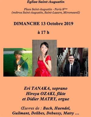 Affiche de Soprano, Flûte et Orgue