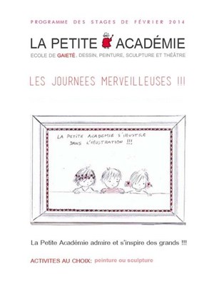 Affiche de Stage de peinture et sculpture