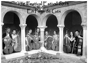 Affiche de Festival CelloArte Vivaldi / Mozart / Mascagni / Verdi / Joplin / Piovani / Murgia