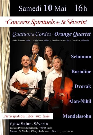 Affiche de Concert de Quatuor à Cordes