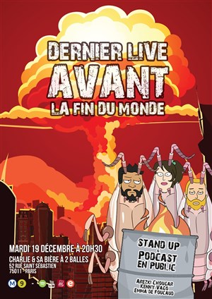 Affiche de Dernier live avant la fin du monde