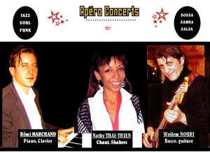 Affiche de Nathyremi Trio happy-hour latin jazz funk + Jam Session