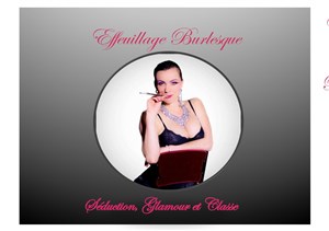 Affiche de Cours d'effeuillage burlesque