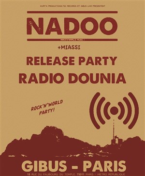 Affiche de Nadoo : Release Party "Radio Dounia"
