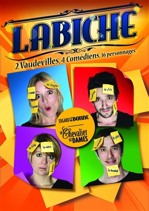Affiche de Labiche : Edgard et sa bonne + Le chevalier des dames