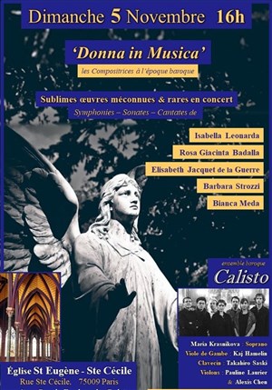 Affiche de Donna in Musica | les Compositrices à l'époque baroque
