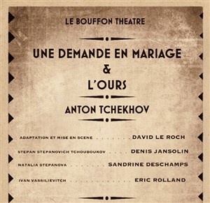 Affiche de L'Ours et Une demande en mariage