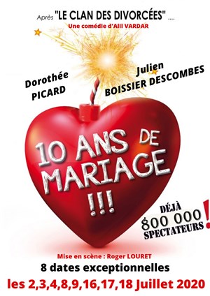Affiche de 10 ans de Mariage !