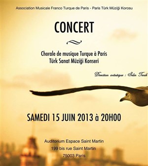 Affiche de La chorale de musique turque