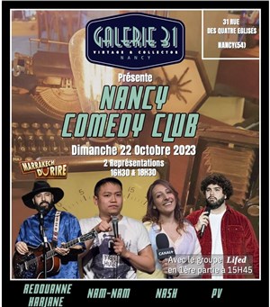 Affiche de Nancy Comedy Club | Galerie 31