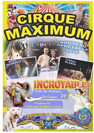 Affiche de Le Cirque Maximum dans Authentique | - Arles