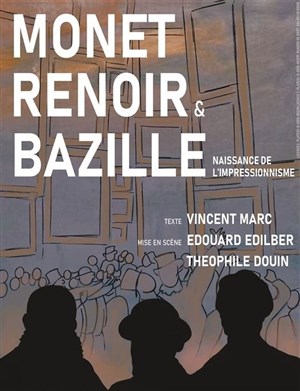 Affiche de Monet, Renoir et Bazille