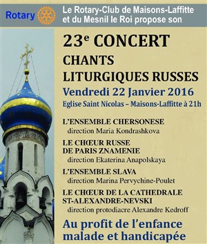 Affiche de Chants Liturgiques Russes