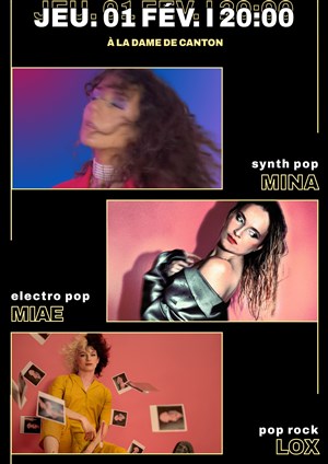 Affiche de Mina + Miae + Lox