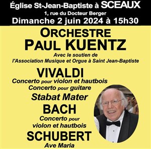 Affiche de Orchestre Paul Kuentz : Bach / Vivaldi / Schubert