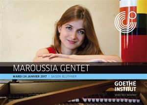 Affiche de Récital de piano avec Maroussia Gentet