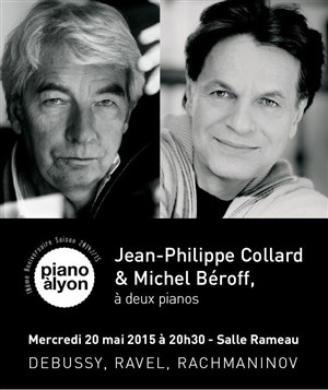 Affiche de Récital : Jean-Philippe Collard & Michel Béroff