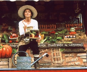 Affiche de Andree Kupp, montreuse et dresseuse de légumes