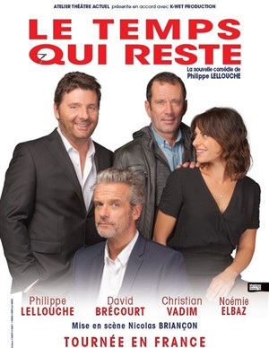 Affiche de Le temps qui reste | de Philippe Lellouche | avec Philippe Lellouche, Christian Vadim, David Brecourt et Noémie Elbaz