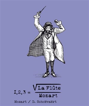 Affiche de 1,2,3 = V La Flûte / Mozart