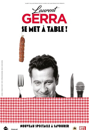 Affiche de Laurent Gerra se met à table