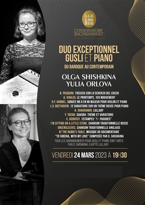 Affiche de Duo exceptionnel : Gusli et piano