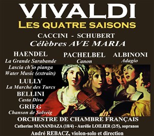 Affiche de Haendel / Lully / Caccini / Grieg / Pachelbel / Albinoni / Schubert / Bellini / Vivaldi