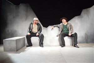 Affiche de Nuit, un mur, deux hommes