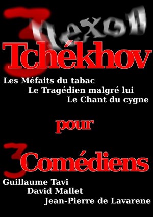 Affiche de Trois Tchekhov pour trois comédiens
