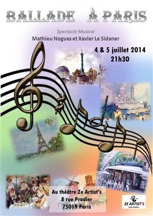 Affiche de Balades à Paris