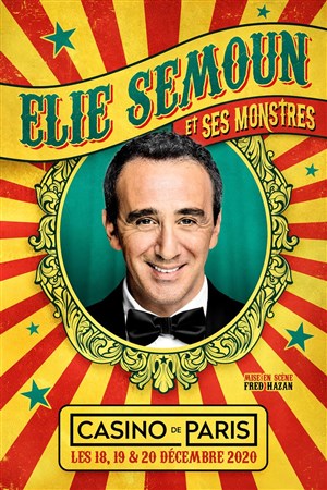 Affiche de Elie Semoun dans Elie Semoun et ses Monstres