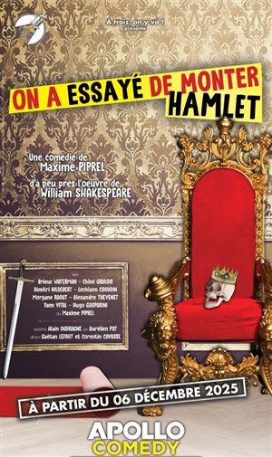 Affiche de On a essayé de monter Hamlet