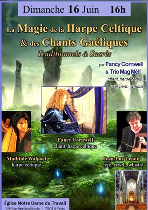 Affiche de La magie de la harpe celtique & des chants gaéliques