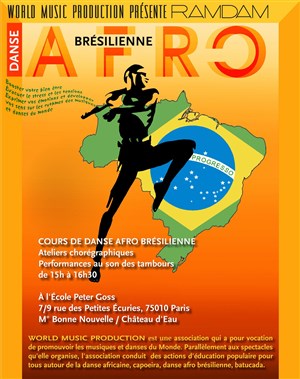 Affiche de Atelier de danse afro brésilienne